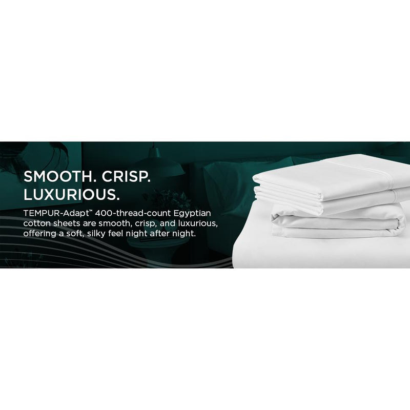  Tempur-Pedic TEMPUR Luxe Egyptian Cotton Pillowcase Set  Sleepy Blue (King) IMAGE 4