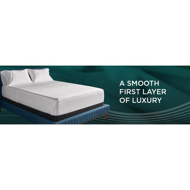  Tempur-Pedic TEMPUR Luxe Egyptian Cotton Pillowcase Set  Sleepy Blue (King) IMAGE 7