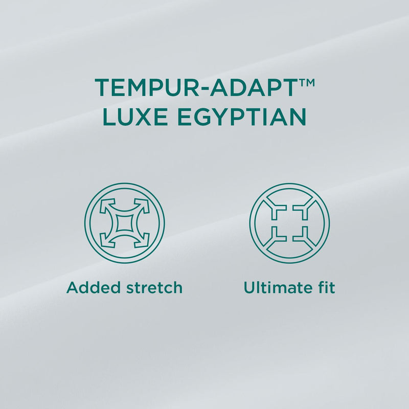  Tempur-Pedic TEMPUR Luxe Egyptian Cotton Pillowcase Set  White (King) IMAGE 11