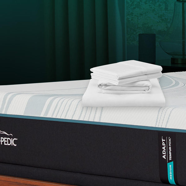  Tempur-Pedic TEMPUR Luxe Egyptian Cotton Pillowcase Set  White (King) IMAGE 1