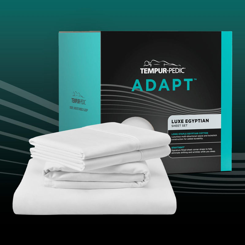  Tempur-Pedic TEMPUR Luxe Egyptian Cotton Pillowcase Set  White (King) IMAGE 9