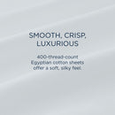  Tempur-Pedic TEMPUR Luxe Egyptian Cotton Sheet Set Sandstone (Split California King) IMAGE 8