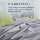  Tempur-Pedic TEMPUR Luxe Egyptian Cotton Sheet Set Silver Mist (Full) IMAGE 7