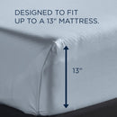  Tempur-Pedic TEMPUR Luxe Egyptian Cotton Sheet Set Sleepy Blue (Split King) IMAGE 3