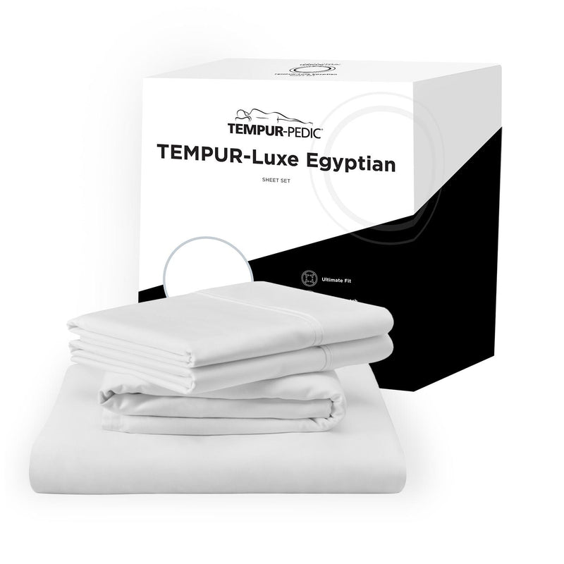  Tempur-Pedic TEMPUR Luxe Egyptian Cotton Sheet Set White (Split California King) IMAGE 10