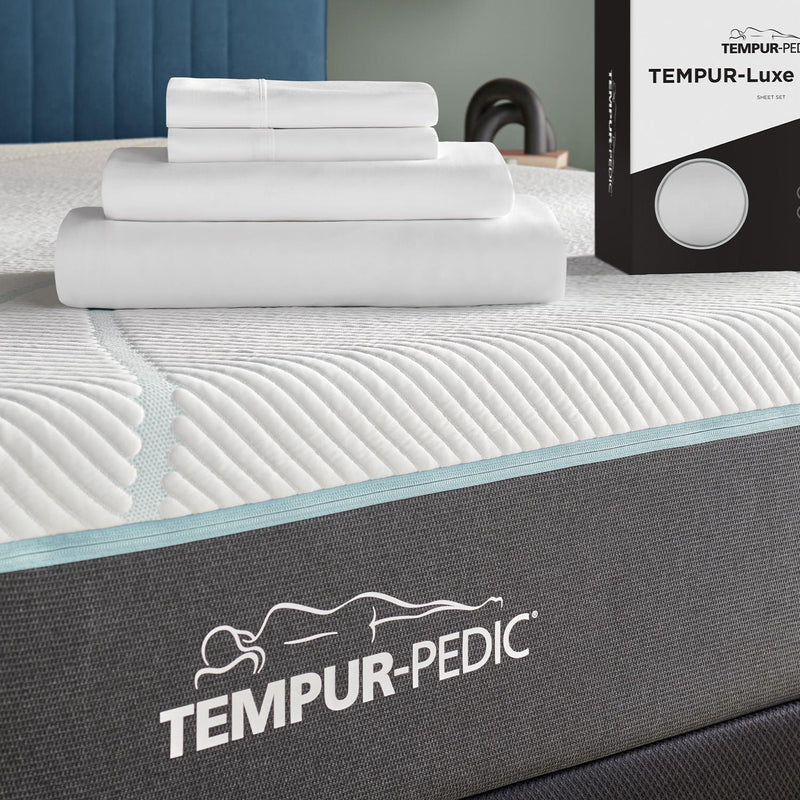  Tempur-Pedic TEMPUR Luxe Egyptian Cotton Sheet Set White (Split King) IMAGE 1