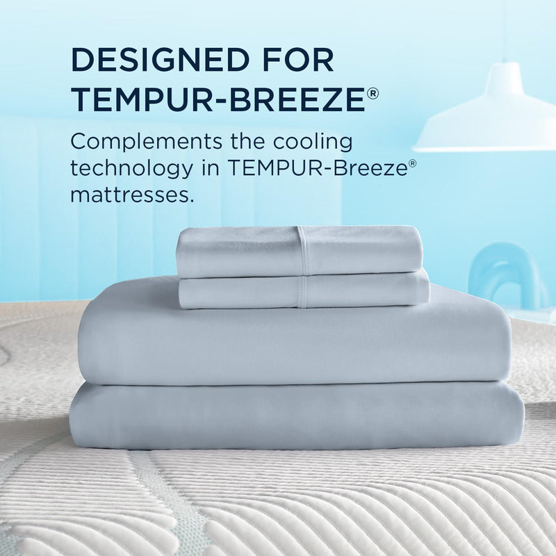  Tempur-Pedic Tempur-Pedic Breeze Pillowcase Set - Sleepy Blue (King) IMAGE 9