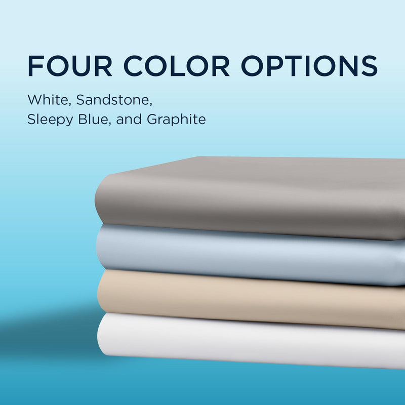  Tempur-Pedic Tempur-Pedic Breeze Pillowcase Set - Sleepy Blue (Queen) IMAGE 6