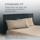  Tempur-Pedic Tempur-Pedic ProPerformance Pillowcase Set - Sandstone (King) IMAGE 11