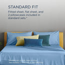  Tempur-Pedic TEMPUR ProAir Sheet Set Blue Azure (Split California King) IMAGE 11