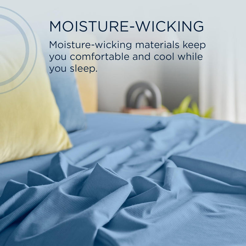  Tempur-Pedic TEMPUR ProAir Sheet Set Blue Azure (Split California King) IMAGE 7