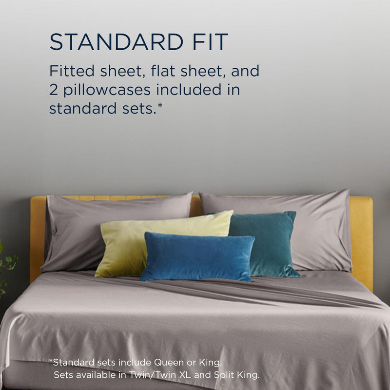  Tempur-Pedic TEMPUR ProAir Sheet Set Cool Gray (Split California King) IMAGE 11