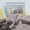  Tempur-Pedic TEMPUR ProAir Sheet Set Cool Gray (Split California King) IMAGE 7