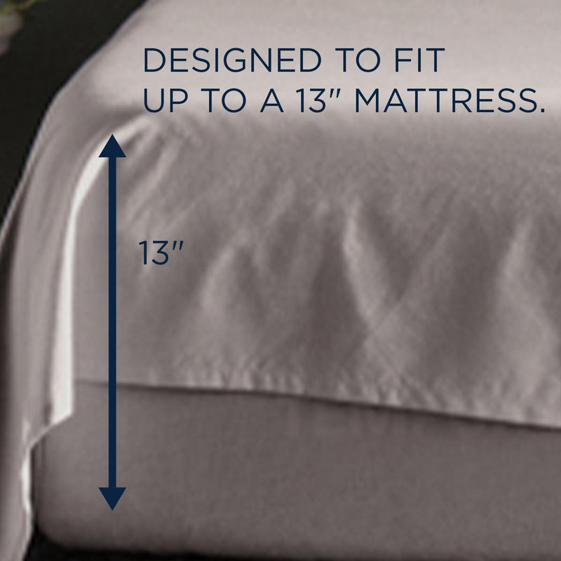  Tempur-Pedic TEMPUR ProAir Sheet Set Cool Gray (Split King) IMAGE 3