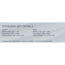  Tempur-Pedic TEMPUR ProAir Sheet Set Sleepy Blue (Full) IMAGE 19