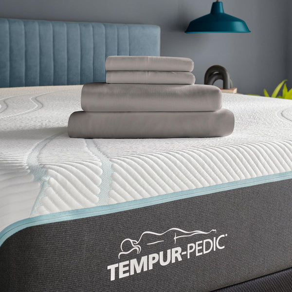  Tempur-Pedic TEMPUR Rayon from Bamboo Sheet Set Cool Gray (Twin XL) IMAGE 1