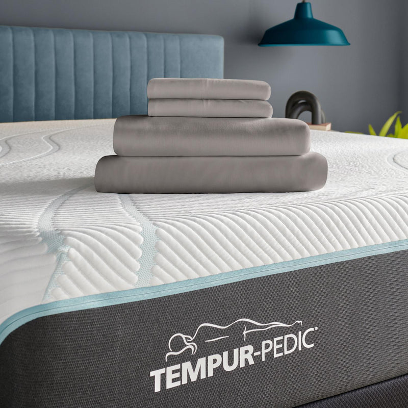  Tempur-Pedic TEMPUR Rayon from Bamboo Sheet Set Cool Gray (California King ) IMAGE 1