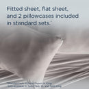  Tempur-Pedic TEMPUR Rayon from Bamboo Sheet Set Cool Gray (Twin) IMAGE 11