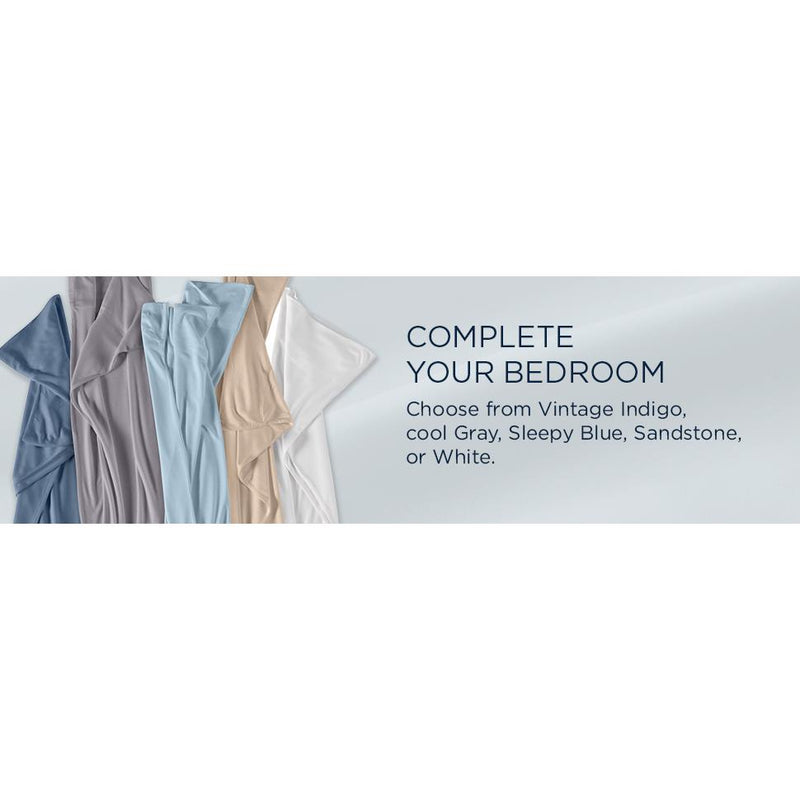  Tempur-Pedic TEMPUR Rayon from Bamboo Sheet Set Cool Gray (Twin) IMAGE 15
