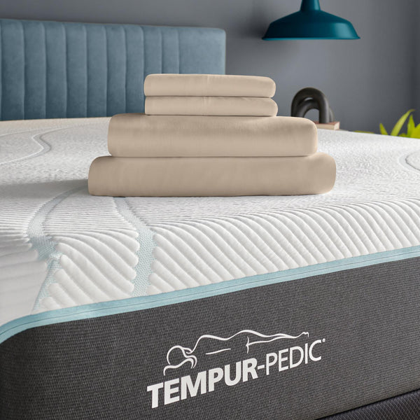  Tempur-Pedic TEMPUR Rayon from Bamboo Sheet Set Sandstone (Split King) IMAGE 1