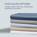  Tempur-Pedic TEMPUR Rayon from Bamboo Sheet Set Sleepy Blue (Queen) IMAGE 6