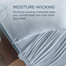  Tempur-Pedic TEMPUR Rayon from Bamboo Sheet Set Sleepy Blue (Full) IMAGE 7