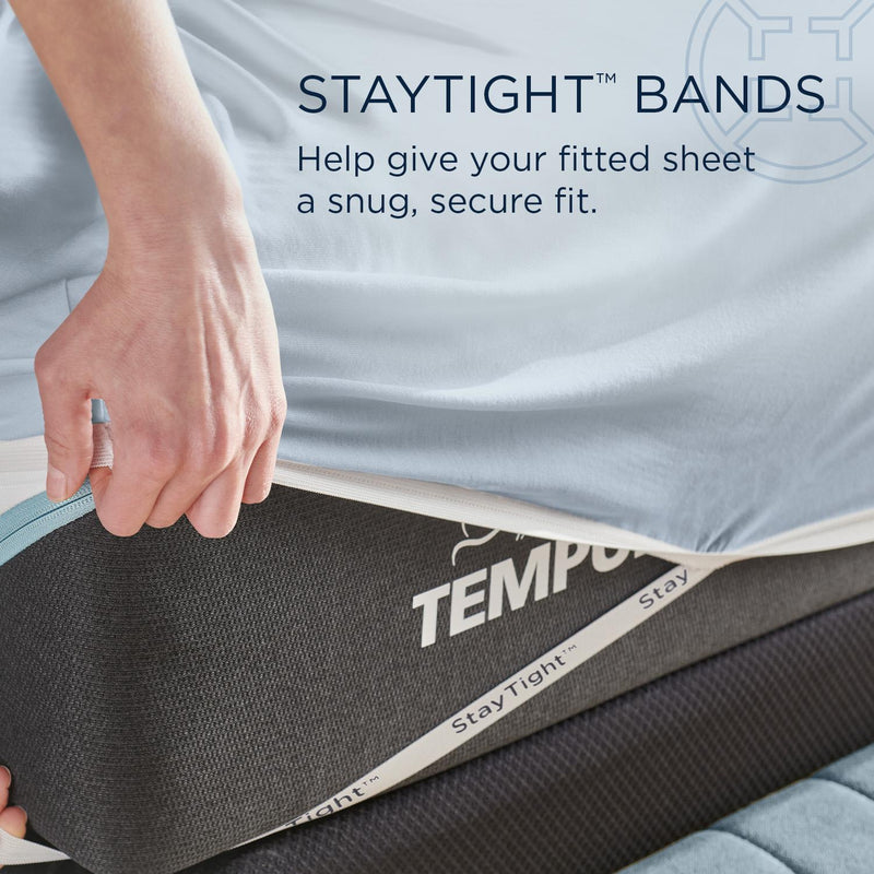  Tempur-Pedic TEMPUR Rayon from Bamboo Sheet Set Sleepy Blue (Full) IMAGE 9