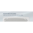  Tempur-Pedic TEMPUR Rayon from Bamboo Sheet Set Vintage Indigo (Split California King) IMAGE 17
