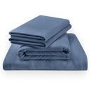  Tempur-Pedic TEMPUR Rayon from Bamboo Sheet Set Vintage Indigo (California King ) IMAGE 2