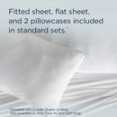  Tempur-Pedic TEMPUR Rayon from Bamboo Sheet Set White (Full) IMAGE 11