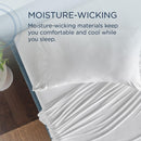  Tempur-Pedic TEMPUR Rayon from Bamboo Sheet Set White (Full) IMAGE 7