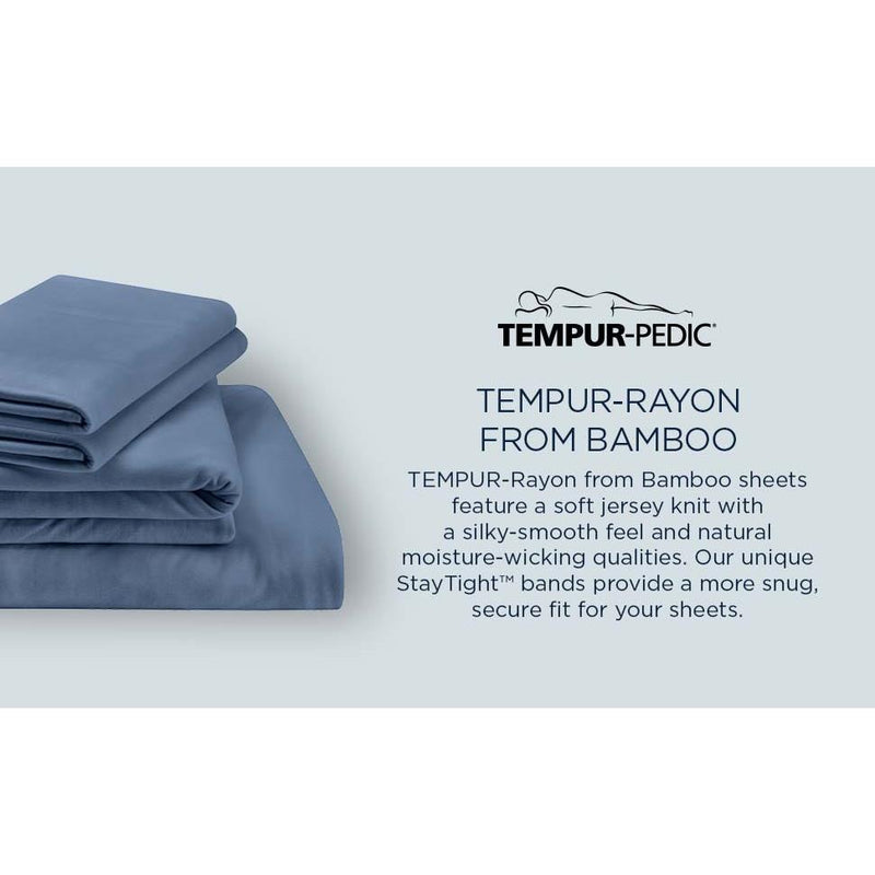  Tempur-Pedic TEMPUR Rayon from Bamboo Sheet Set White (Split King) IMAGE 14