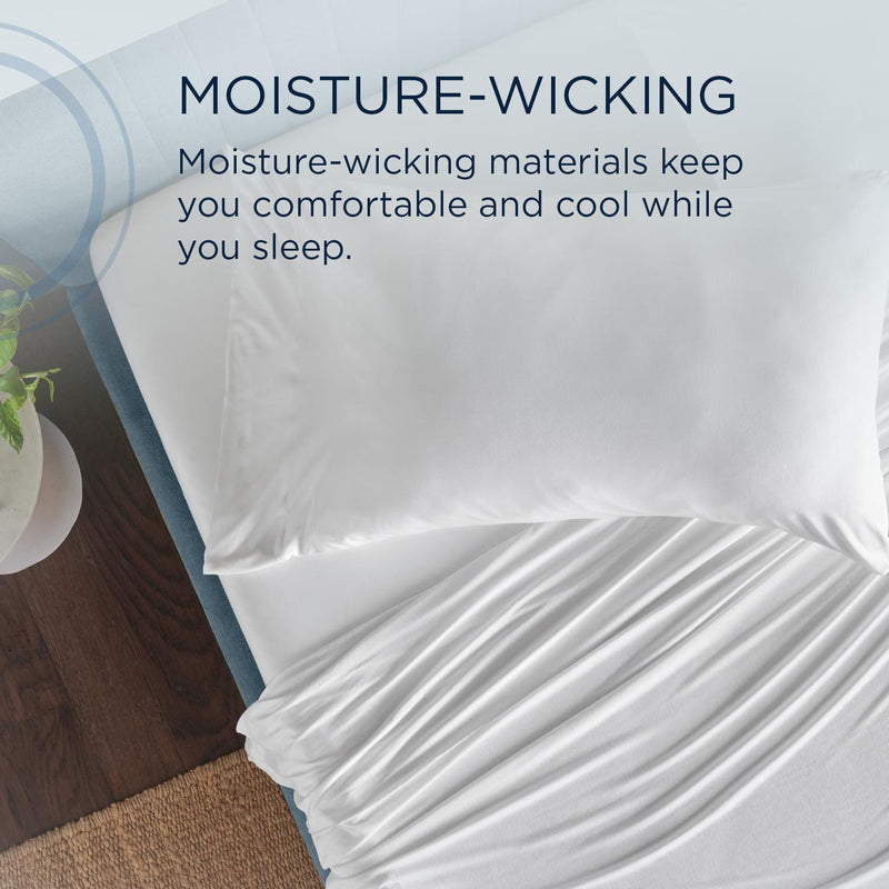  Tempur-Pedic TEMPUR Rayon from Bamboo Sheet Set White (Twin) IMAGE 7