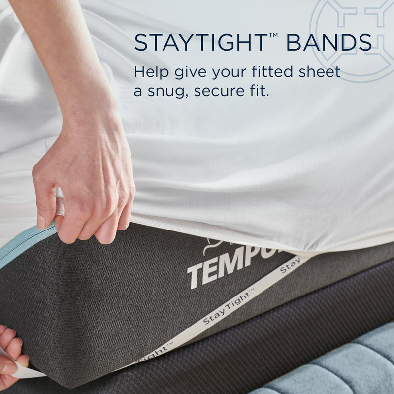  Tempur-Pedic TEMPUR Rayon from Bamboo Sheet Set White (Twin) IMAGE 9
