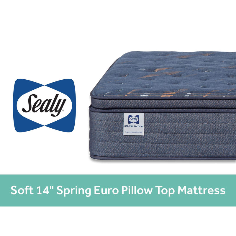  Sealy Warner Euro Pillow Top Soft Mattress (Twin XL) IMAGE 9