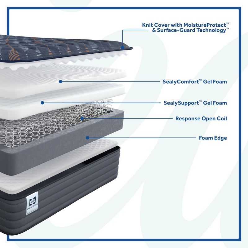  Sealy Warner Tight Top Firm Mattress (Full) IMAGE 3